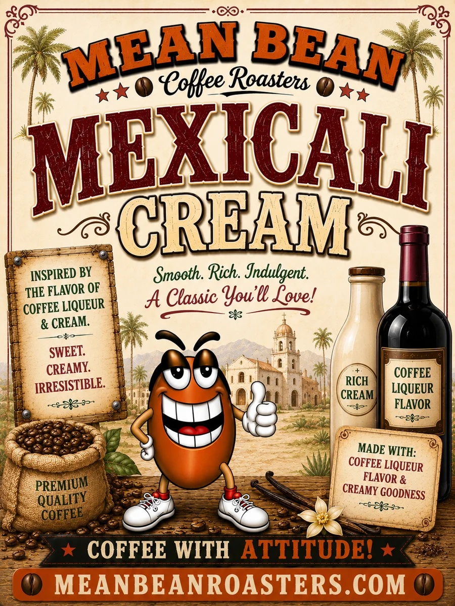 Mexicali Cream - Mean Bean Flavored Coffee from Mean Bean Coffee Roasters