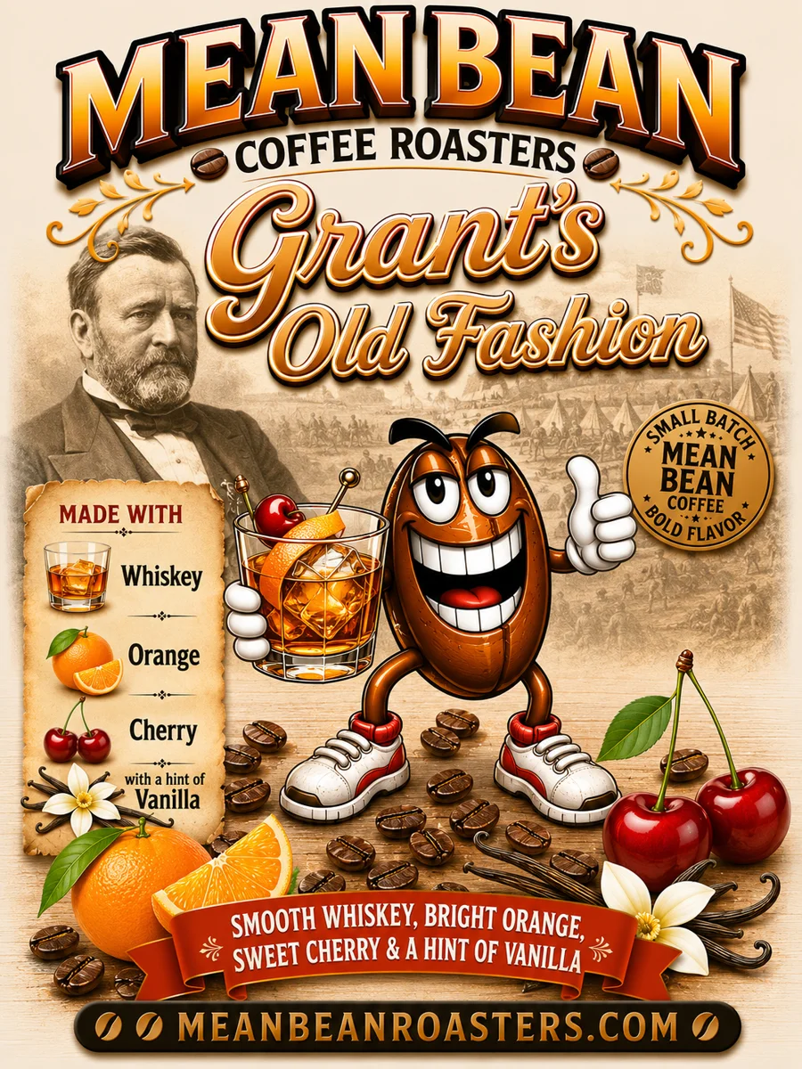 Grant's Old Fashion - Mean Bean Flavored Coffee from Mean Bean Coffee Roasters