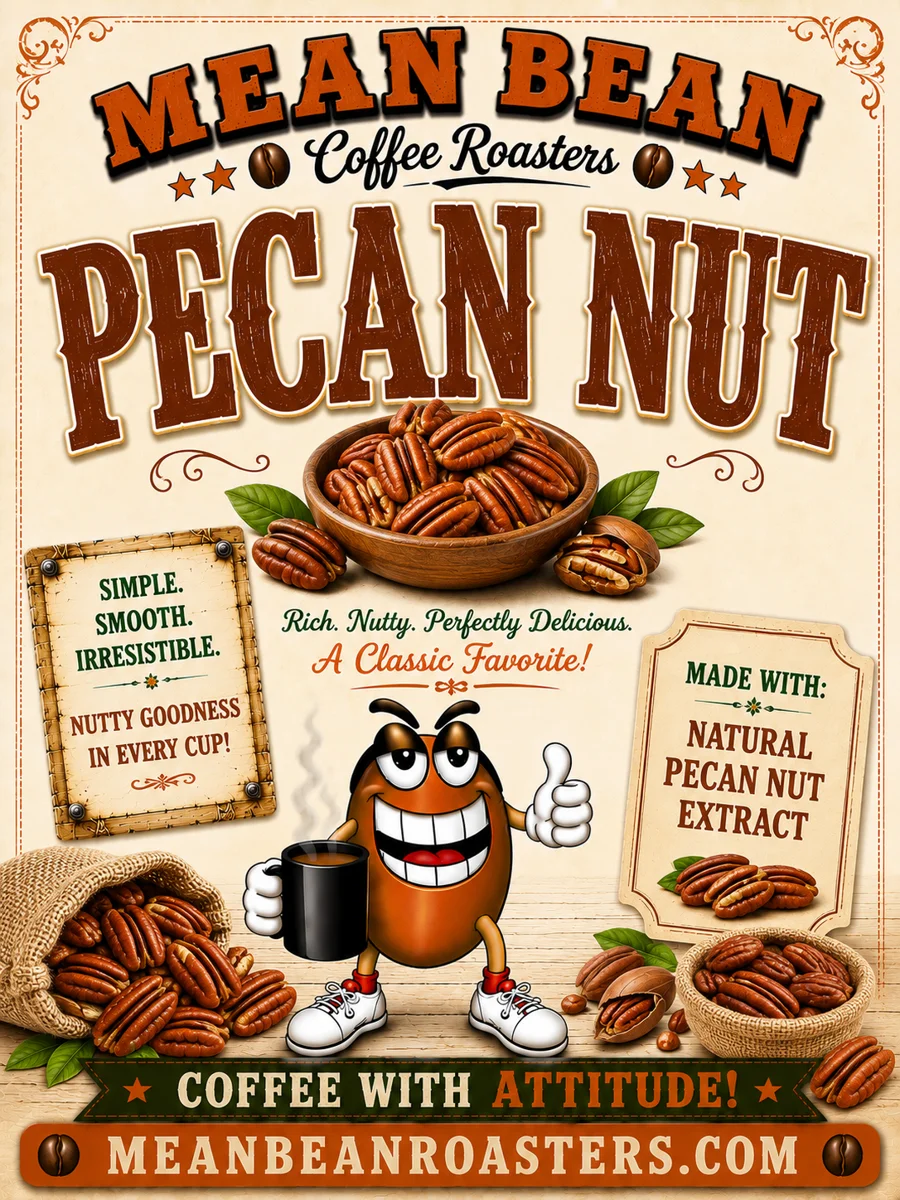 Pecan Nut - Mean Bean Flavored Coffee from Mean Bean Coffee Roasters