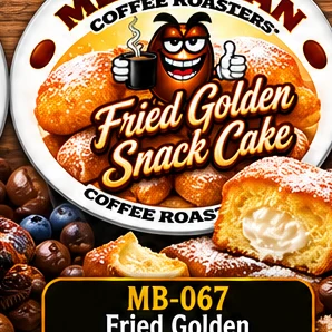 Fried Golden Snack Cake