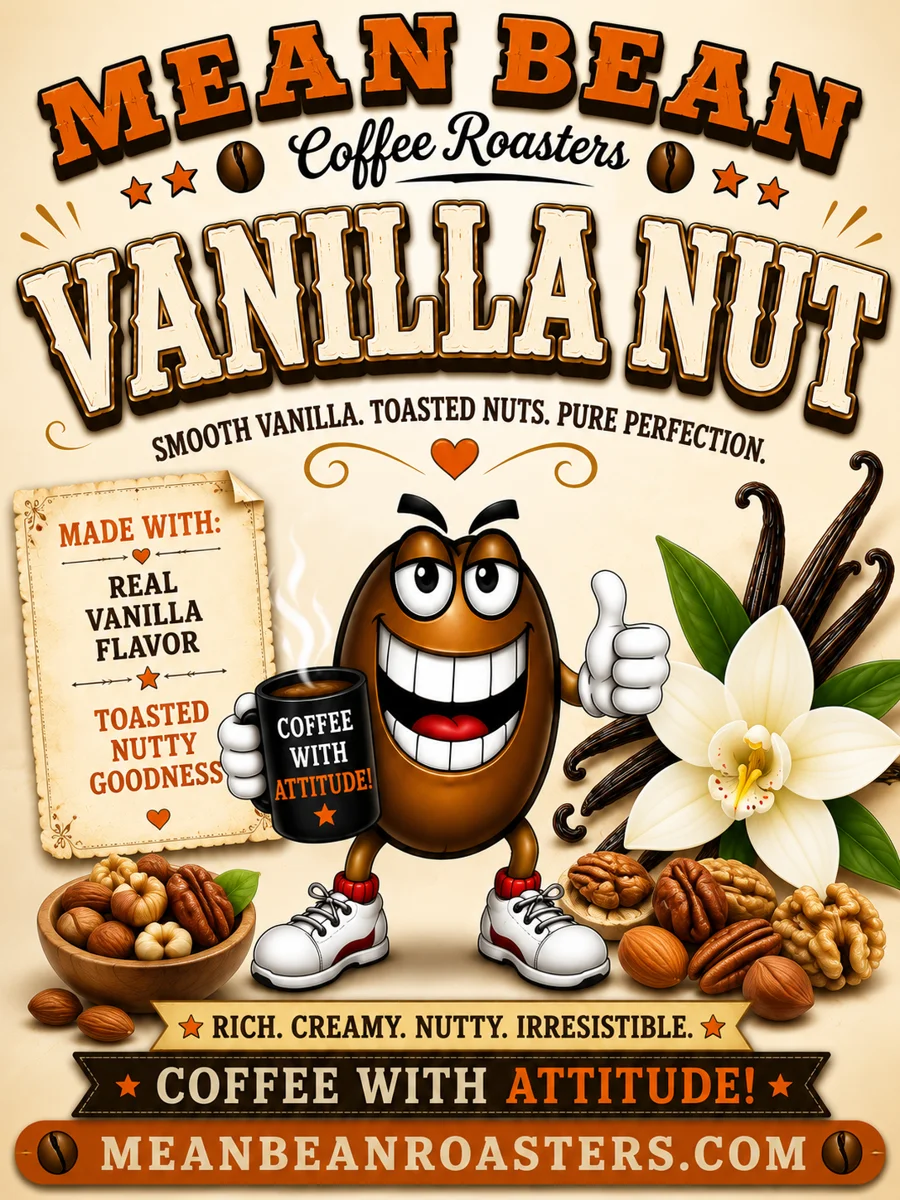 Vanilla Nut - Mean Bean Flavored Coffee from Mean Bean Coffee Roasters