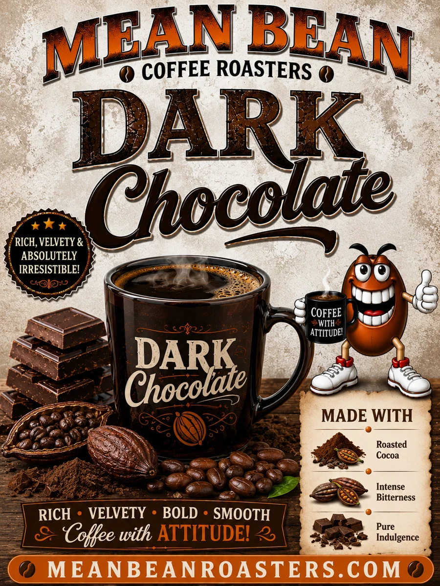 Dark Chocolate - Mean Bean Flavored Coffee from Mean Bean Coffee Roasters