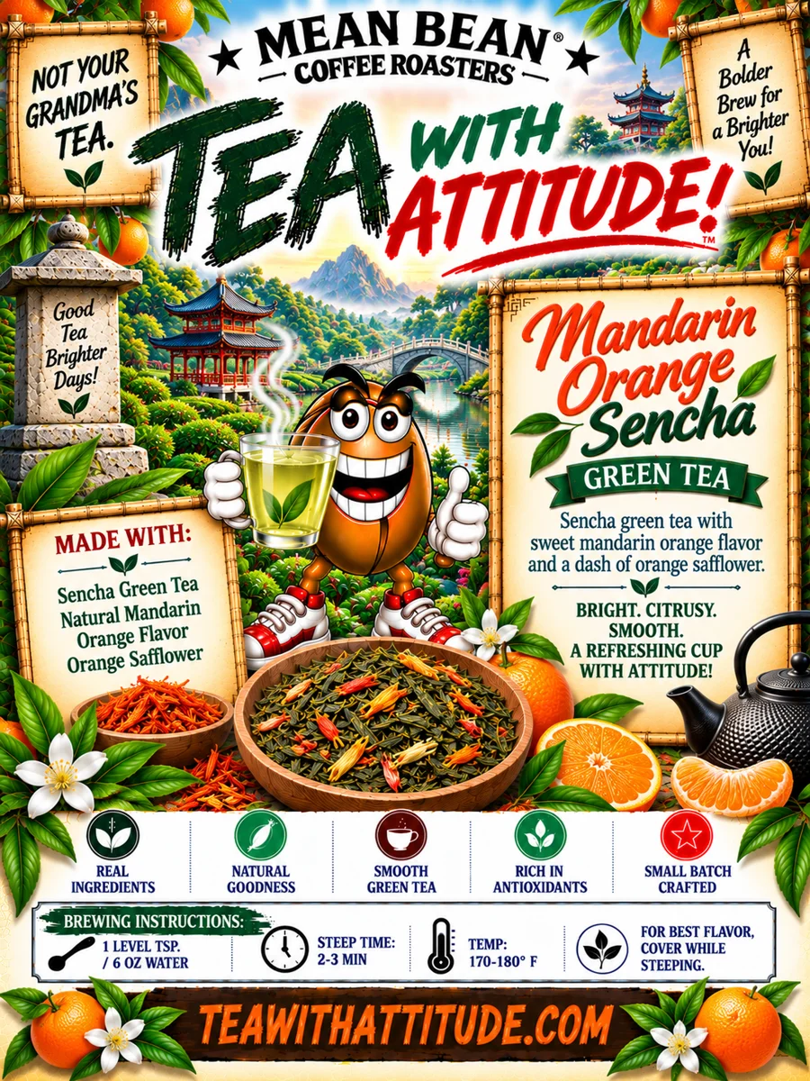 Mandarin Orange Green