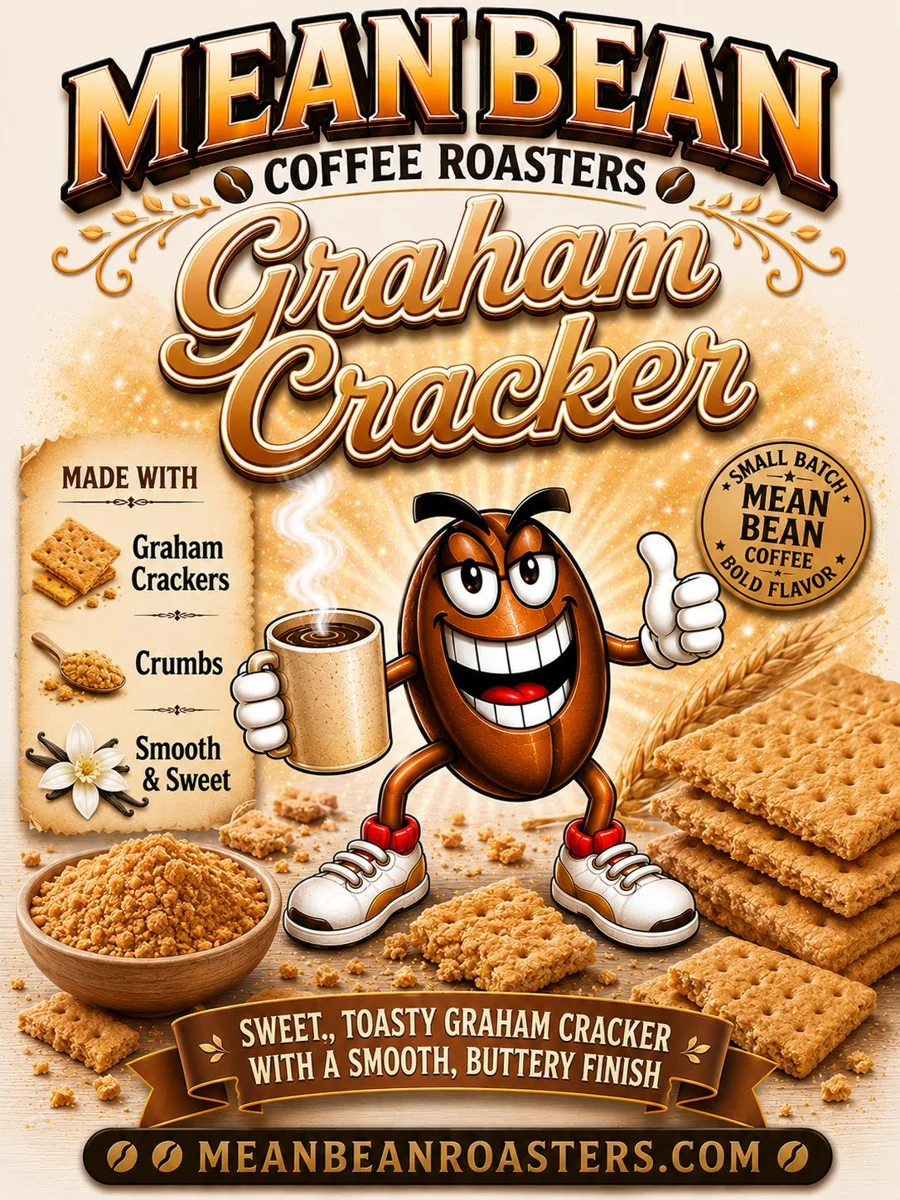 Graham Cracker Flavored Coffee - Mean Bean Flavored Coffee from Mean Bean Coffee Roasters