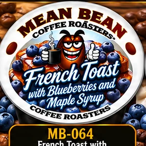 French Toast with Blueberries and Maple Syrup