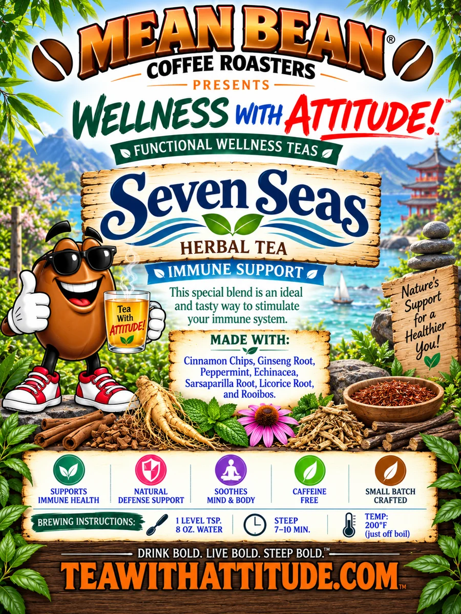 Zen Wellness Teas SEVEN SEAS Herbal Decaf