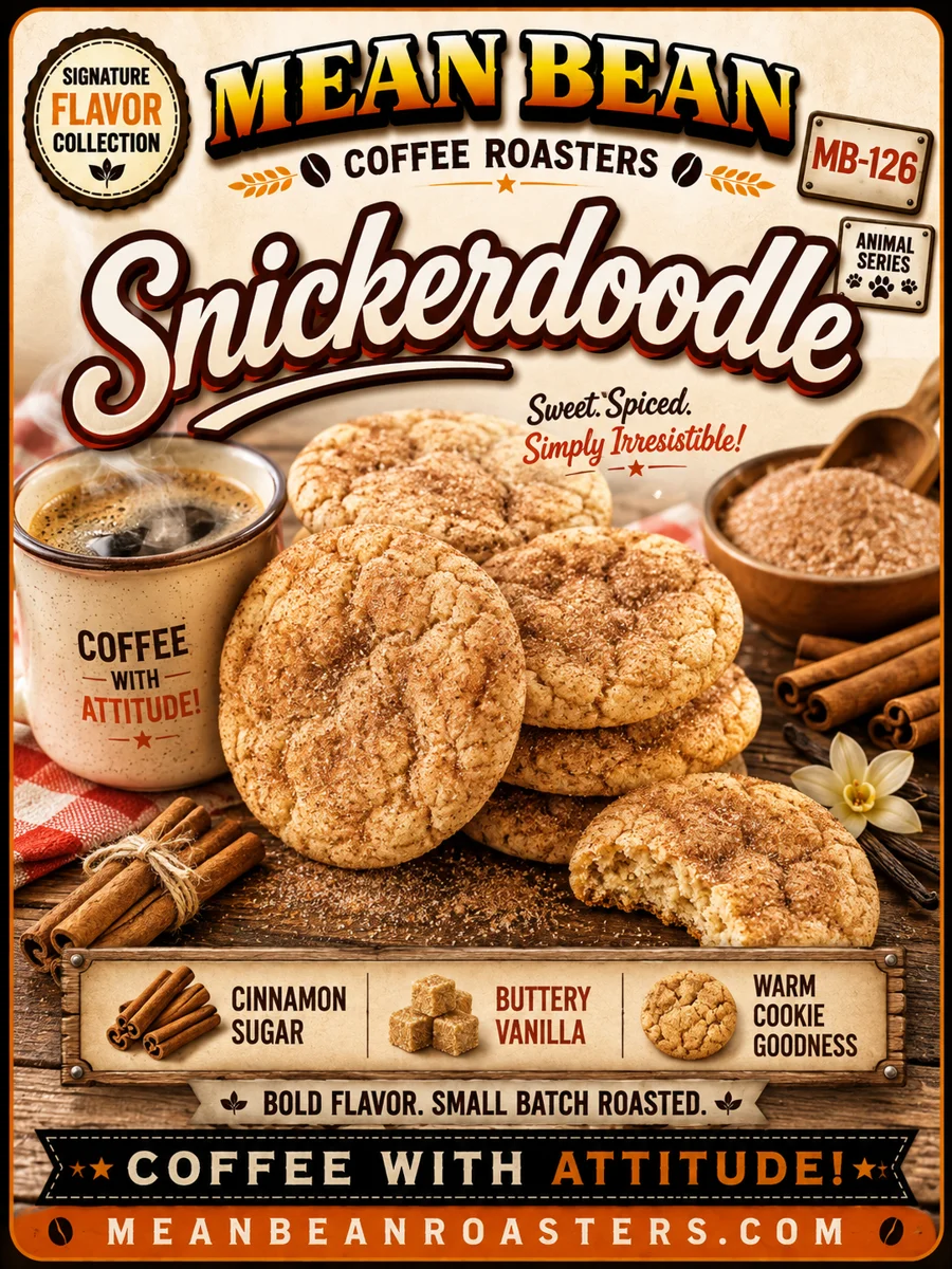 Snickerdoodle - Mean Bean Flavored Coffee from Mean Bean Coffee Roasters