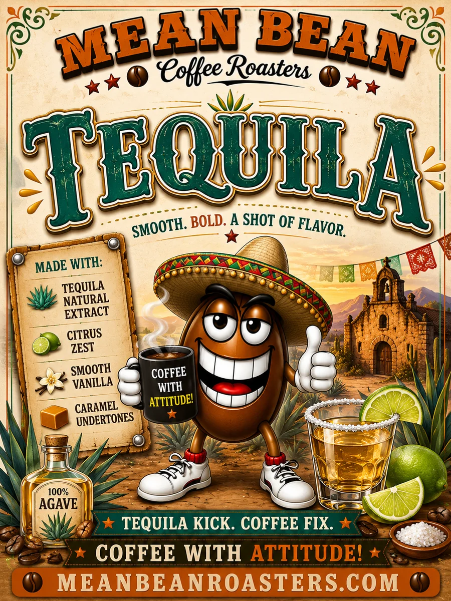 Tequila - Mean Bean Flavored Coffee from Mean Bean Coffee Roasters