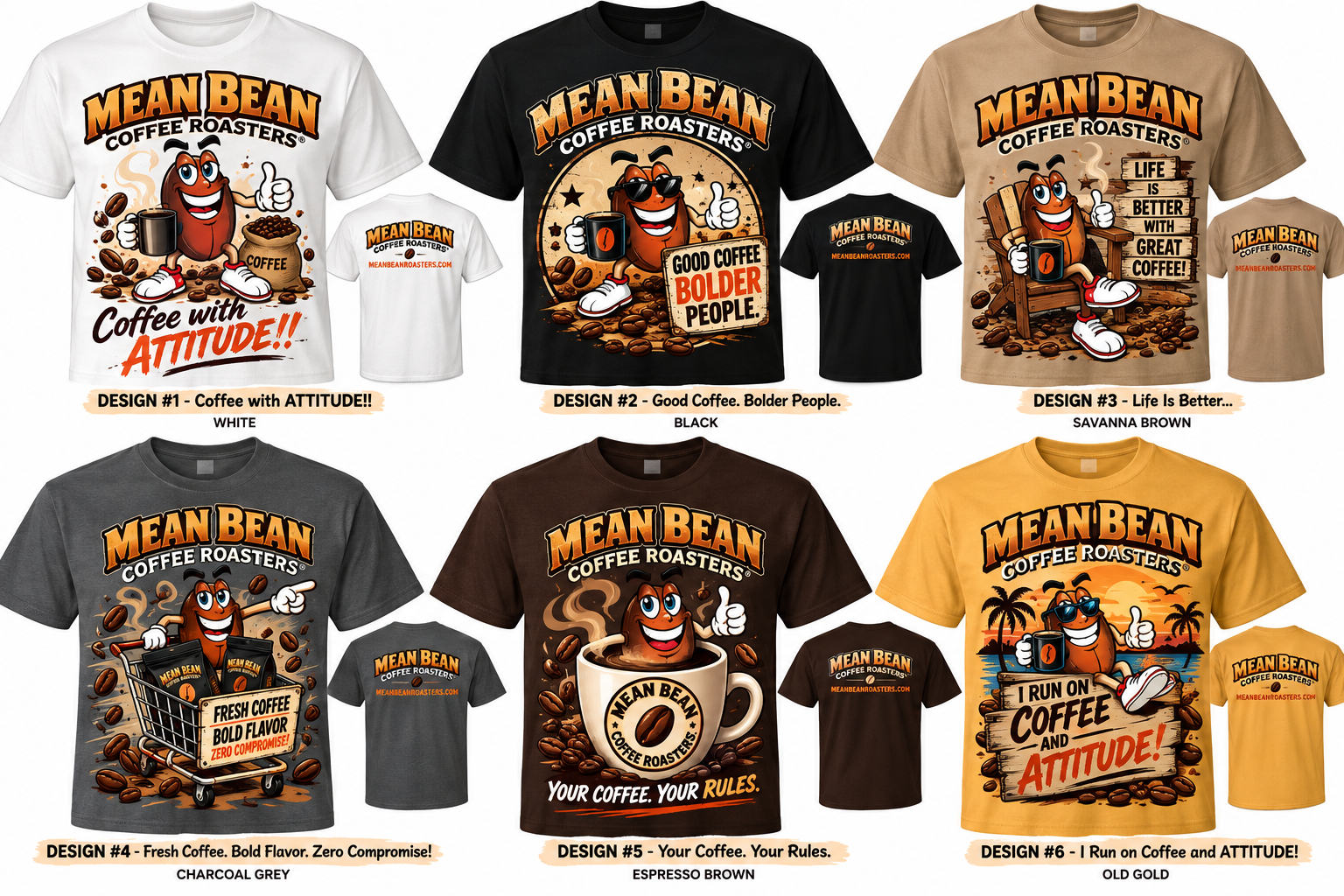 Mean Bean Short Sleeve T-Shirt
