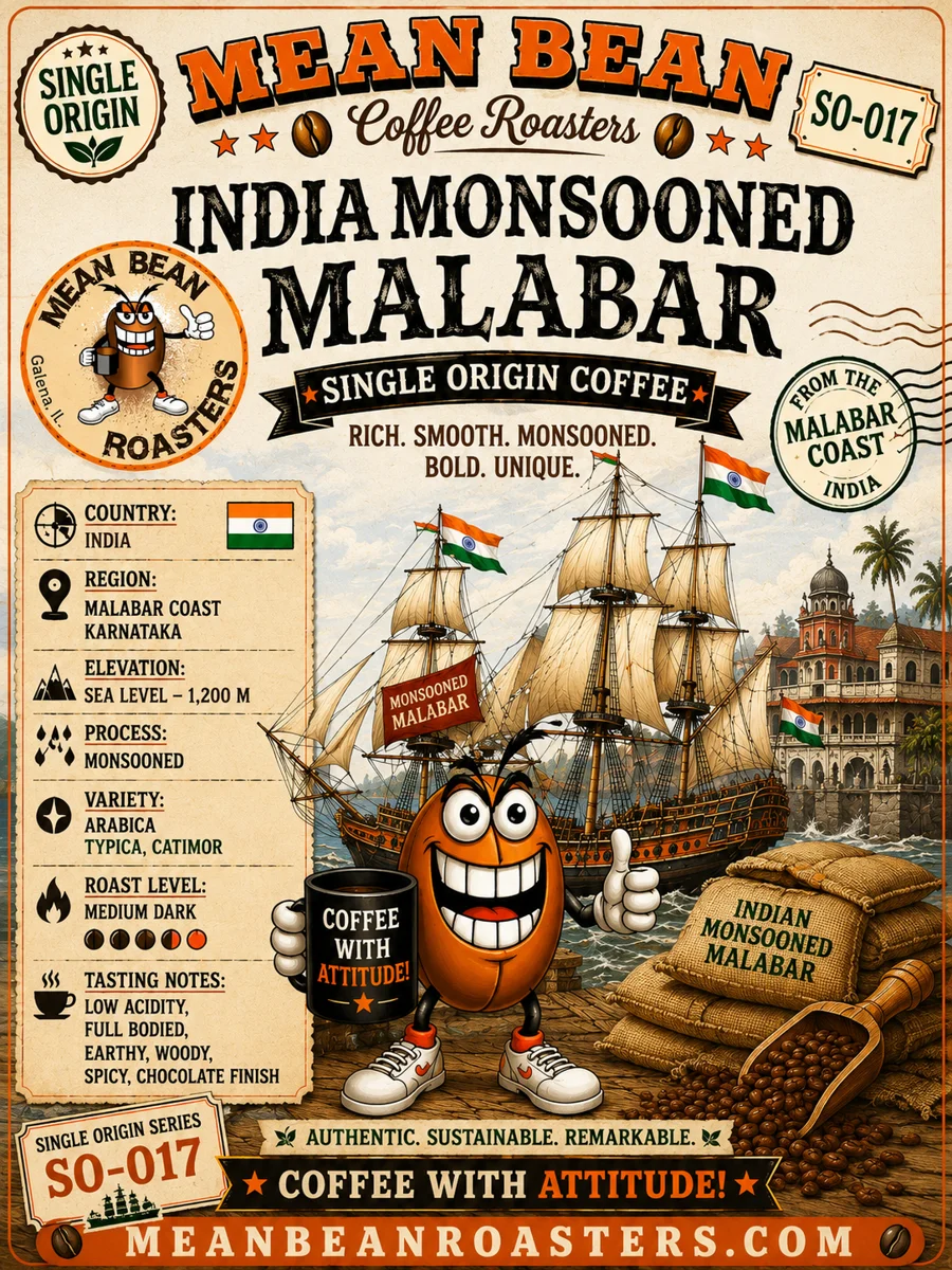 Indian Monsooned Malabar Coffee